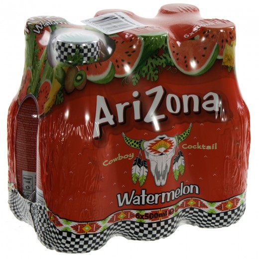 Arizona  Watermelon Juice  50 cl  Pak  6 st