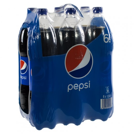 Pepsi PET  Regular  1,5 liter  Pak  6 st