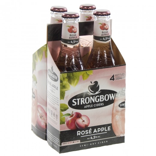 Strongbow Apple Ciders  Rose Apple  33 cl  Clip 4 fl