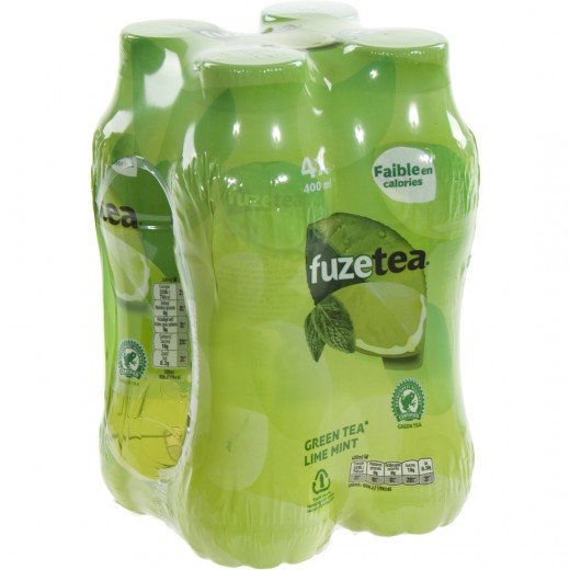Fuze Tea PET  Green Lime Mint  40 cl  Pak  4 st