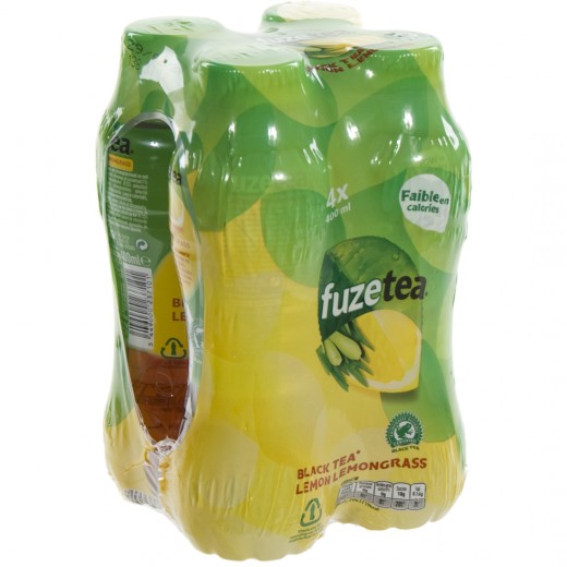 Fuze Tea PET  Black Lemon Lemongrass  40 cl  Pak  4 st