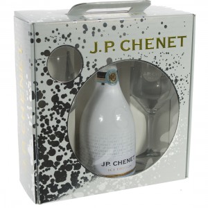 JP Chenet Geschenk Ice Edition  Ice  75 cl  1fles + 2glazen