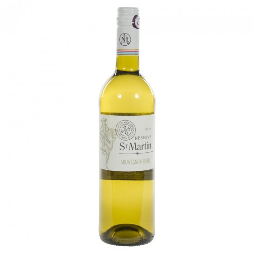 St Martin Sauvignon Blanc 12.5%  Wit  75 cl   Fles