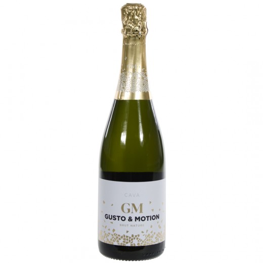 Cava GM Brut Nature  75 cl   Fles