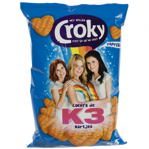 Croky Chips  K3 Paprika   Stuk  80 g