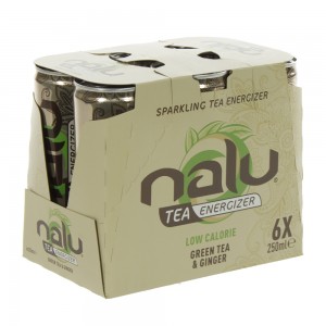 Nalu Tea Energizer  Green Tea-Ginger  25 cl  Blik  6 pak