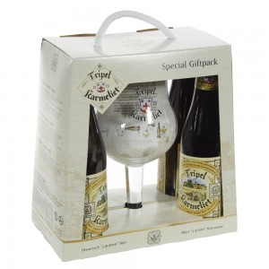 Tripel Karmeliet geschenk  33 cl  4fles+ 1glas
