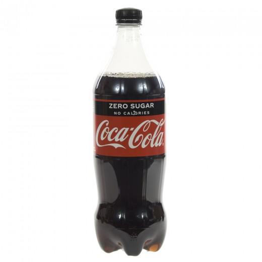 Coca Cola PET  Zero  1 liter   Fles