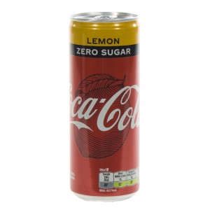 Coca Cola  Zero Lemon  25 cl  Blik