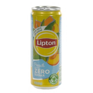 Lipton BLIK  Zero Peach  33 cl  Blik
