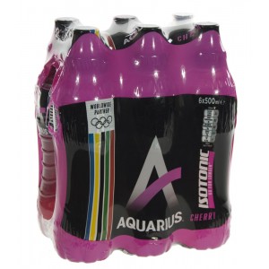 Aquarius  Cherry  50 cl  Pak  6 st