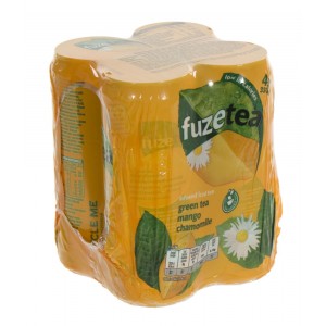 Fuze Tea BLIK  Green Mango  33 cl  Blik 4 pak