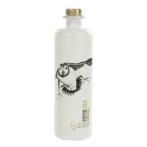 Puffin Gold Gin 42%  70 cl   Fles