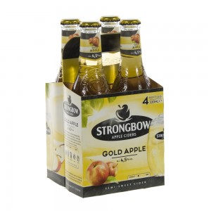 Strongbow Apple Ciders  Gold Apple  33 cl  Clip 4 fl