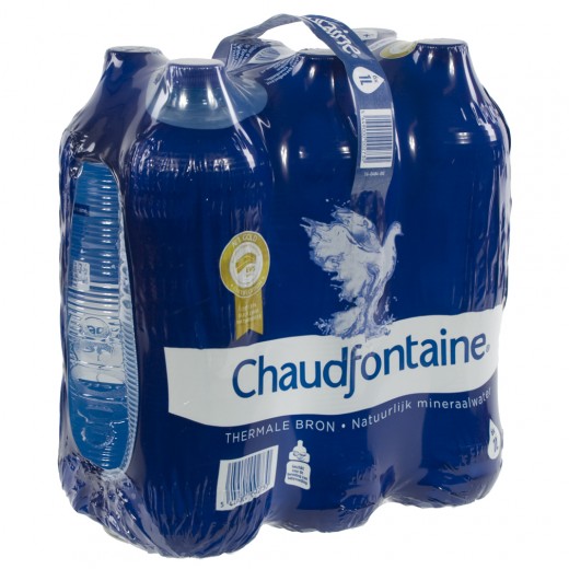 Chaudfontain  PET  Plat  1 liter  Pak  6 st
