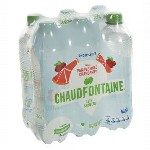Chaudfontain Fusion Pet  Pompelmoes&Cranberry  50 cl  Pak  6 st