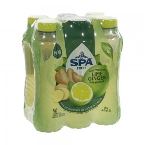Spa Duo Pet  Lime - Ginger  40 cl  Pak  6 st