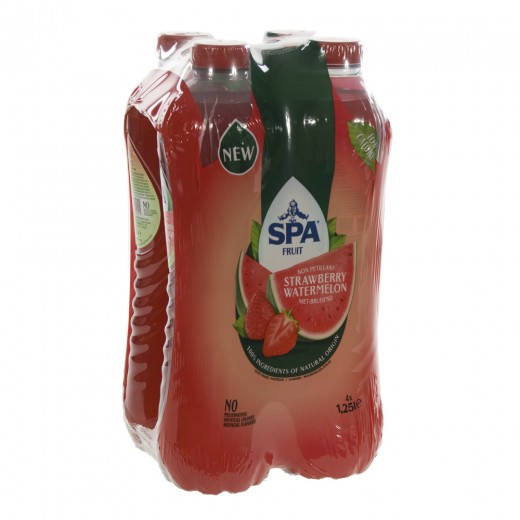 Spa Duo Pet  Strawberry - Watermelon  1,25 liter  Pak  4 st