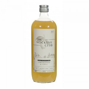 The Mocktail Club  Lemongrass&Chili  1 liter   Fles