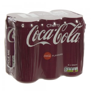 Coca Cola  Cherry  33 cl  Blik  6 pak