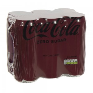 Coca Cola  Zero Cherry  33 cl  Blik  6 pak