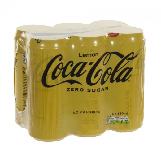 Coca Cola  Zero Lemon  33 cl  Blik  6 pak