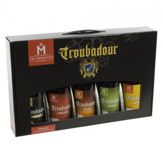 Troubadour Mix geschenk  33 cl  5 Fles
