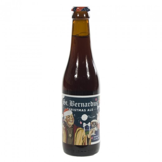 St Bernardus Christmas Ale  Donker  33 cl   Fles
