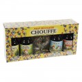 La Chouffe Mix Marcel geschenkverpakking  33 cl  4fles+ 1glas