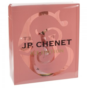 JP Chenet Geschenk Ice Edition  Pink  75 cl  1fles + 2glazen
