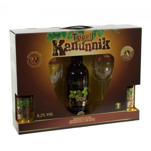 Tripel Kanunnik Giftbox 1x75cl + 2x33cl + glas