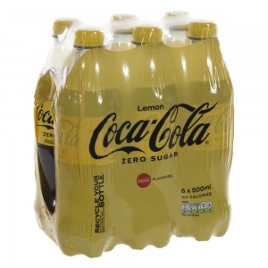 Coca Cola PET  Zero Lemon  50 cl  Pak  6 st