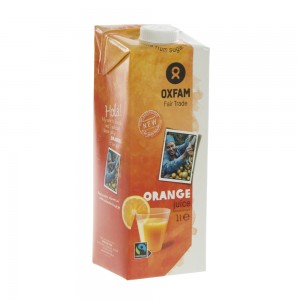 Fruitsap oxfam tetra  Orange  1 liter   Fles
