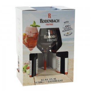 Rodenbach Fruitage Giftpack  25 cl  4fles+ 1glas