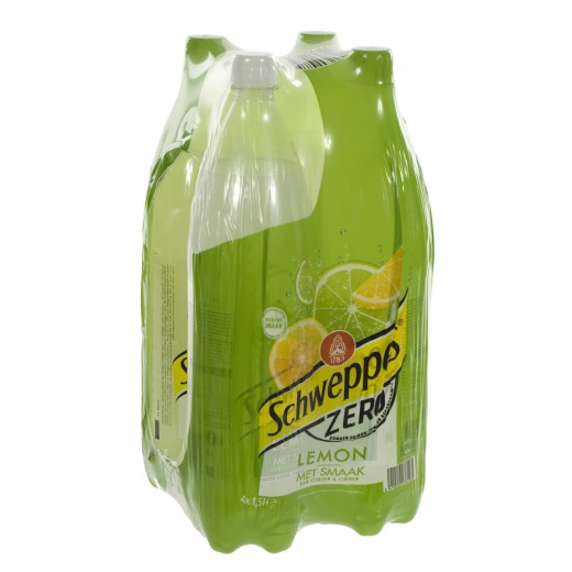 Schweppes Lemon PET  Zero  1,5 liter  Pak  4 st