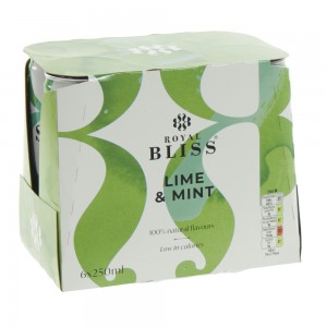 Royal Bliss Blik  Lime & Mint  25 cl  Blik  6 pak