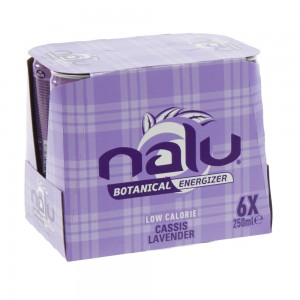 Nalu Tea Energizer  Cassis-Lavender  25 cl  Blik  6 pak