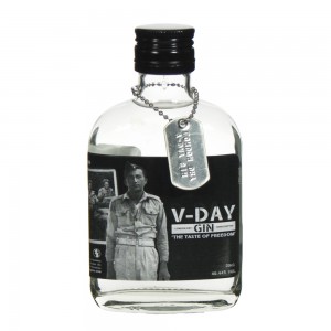 D-Day Gin 40,44%  20 cl   Fles
