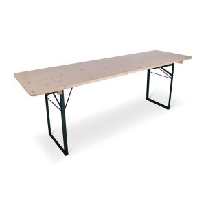 Biertafel 220 x 67 cm verhuur