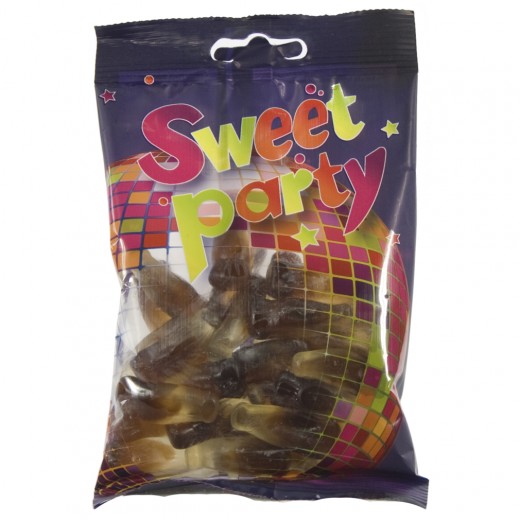 Sweet party 9 Colaflesjes  100 g