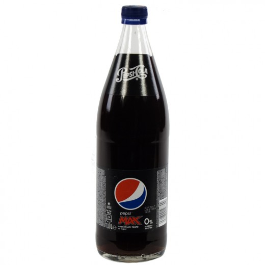 Pepsi cola  Max  1 liter   Fles