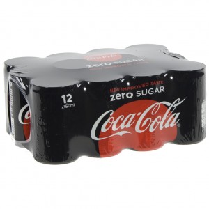 Coca Cola  Zero  15 cl  Blik 12 pak