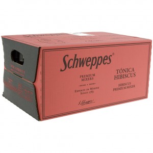Schweppes Prem. Tonic  Hibiscus  20 cl  Doos 24 st