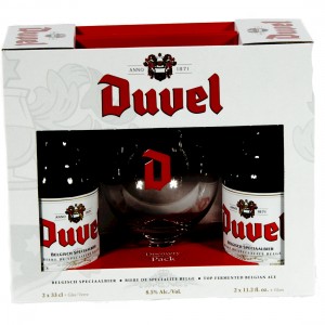 Duvel geschenkverpakking  33 cl  2fles+ 1glas