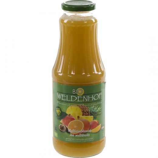 Weldenhof BIO fruitsap  Multi  1 liter   Fles