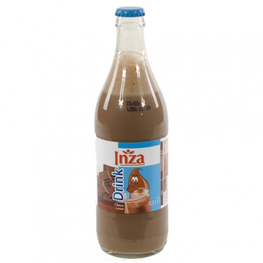 Inza Chocomelk  Magere  50 cl   Fles