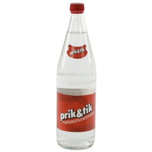 Prik & Tik water  Bruis  1 liter   Fles