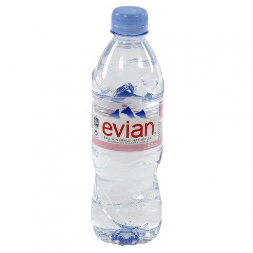 Evian PET  Plat  50 cl   Fles