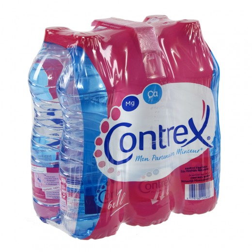 Contrex   Plat  1 liter  Pak  6 st