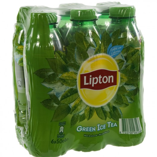 Lipton PET  Green tea  50 cl  Pak  6 st